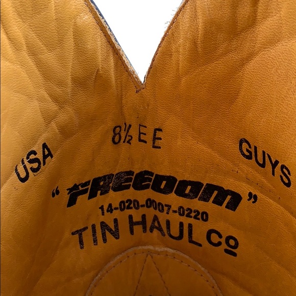 Tin Haul Shoes Tin Haul New Freedom Isnt Free Flag Camo Boots